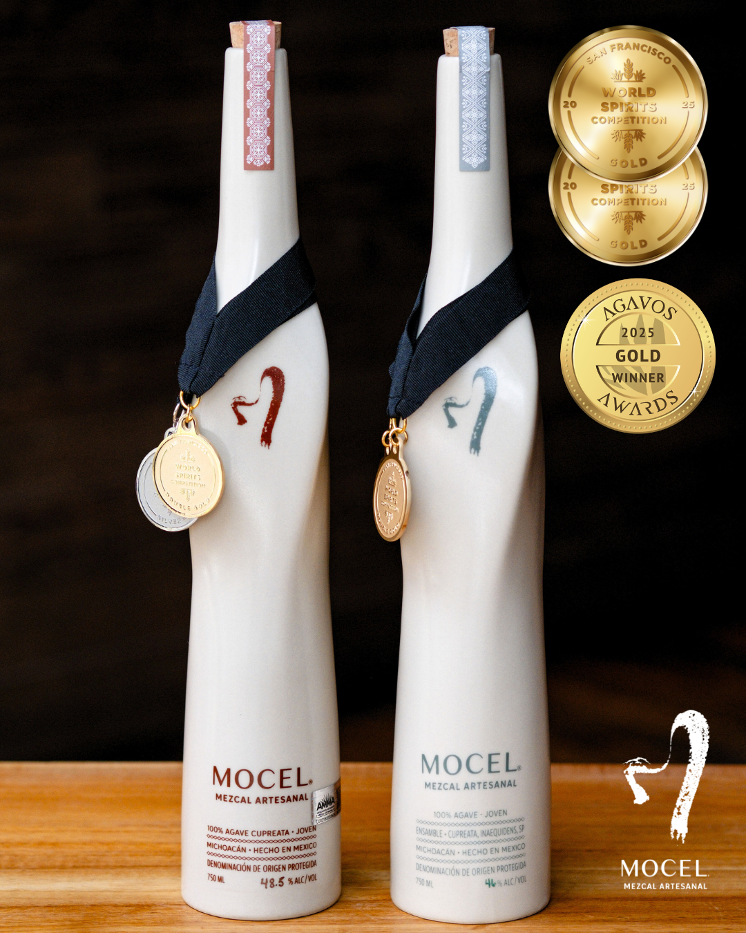 Mocel wins Gold Medals at the most prestigious spirits